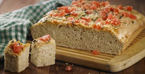 recipe image Foccacia com Tomate e Mussarela