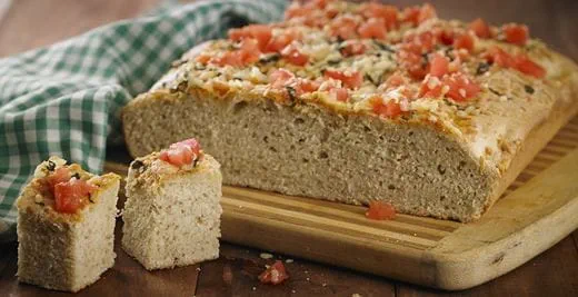 recipe image Foccacia com Tomate e Mussarela