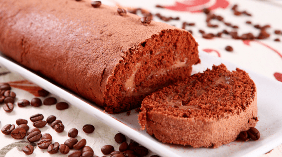 recipe image Rocambole de chocolate com café