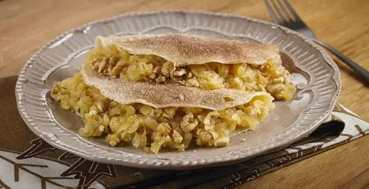 recipe image Panquecas Doces com Recheio de Maçã