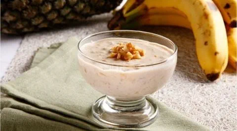 recipe image Creme de Banana e Abacaxi