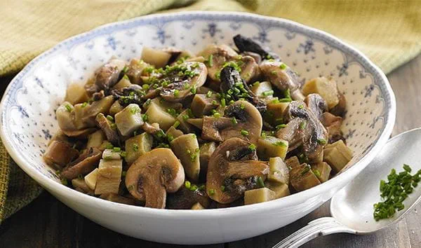 recipe image Batata Doce com Cogumelos