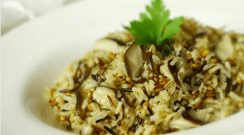 recipe image Risoto com cereais e shitake