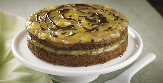 recipe image Bolo de chocolate e maracujá