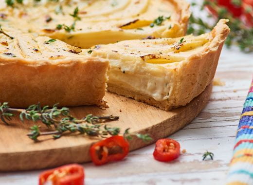 recipe image Quiche de Palmito Sem Lactose