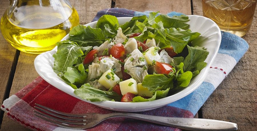 recipe image Salada de batata com alcachofra