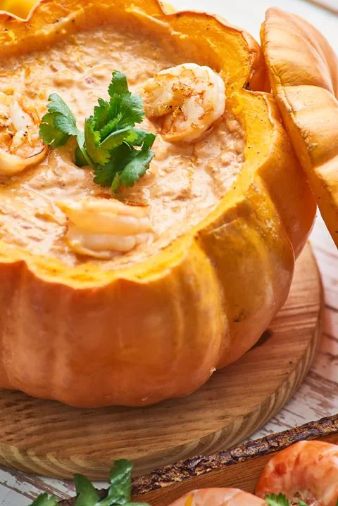 recipe image Camarão na Moranga