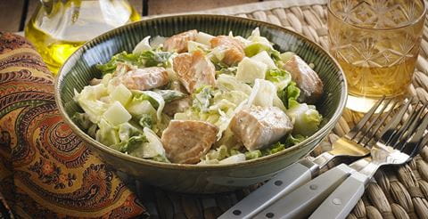 recipe image Salada de salmão com pepino e pêra