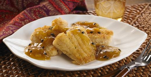 recipe image Peixe com molho oriental de maracujá