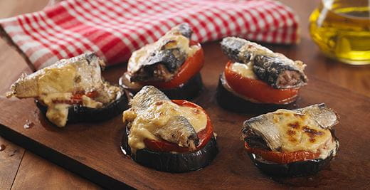 recipe image Berinjela com Sardinha