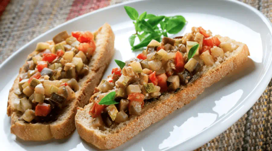 recipe image Brusqueta de legumes