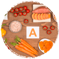 Ingredientes vitamines A